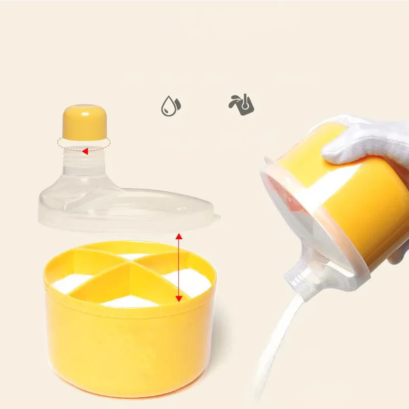 New Portable Baby Milk And Snack Container For Travel And Outside Milk Power Storage Box