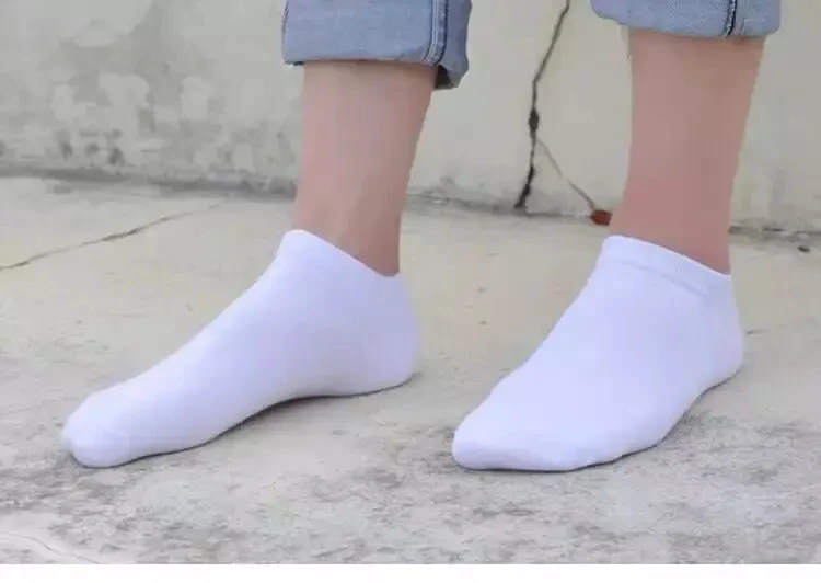 Wholesale Black White Grey Short Socks