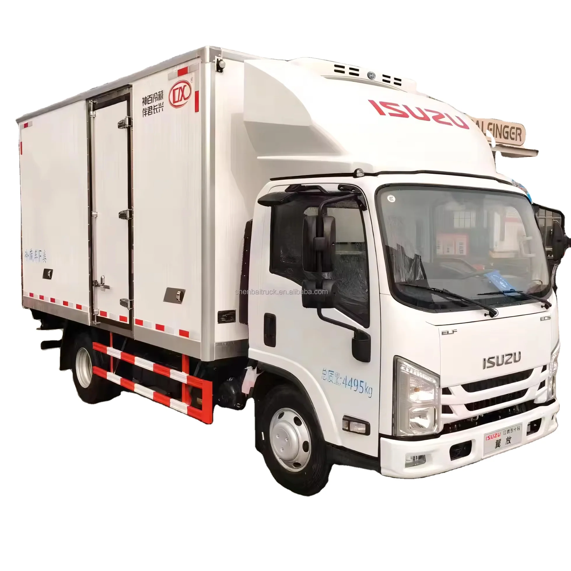 New ISUZU 4x2 Light 16-18CBM Transport Freezer Food Meat Vegetables Mobile Refrigerator Truck for sale in Ghana