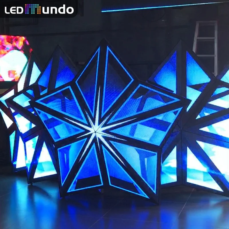 DJ booth stars HD Led Display Sign SMD Panel DJ Pantalla led DJ for disco night club bar