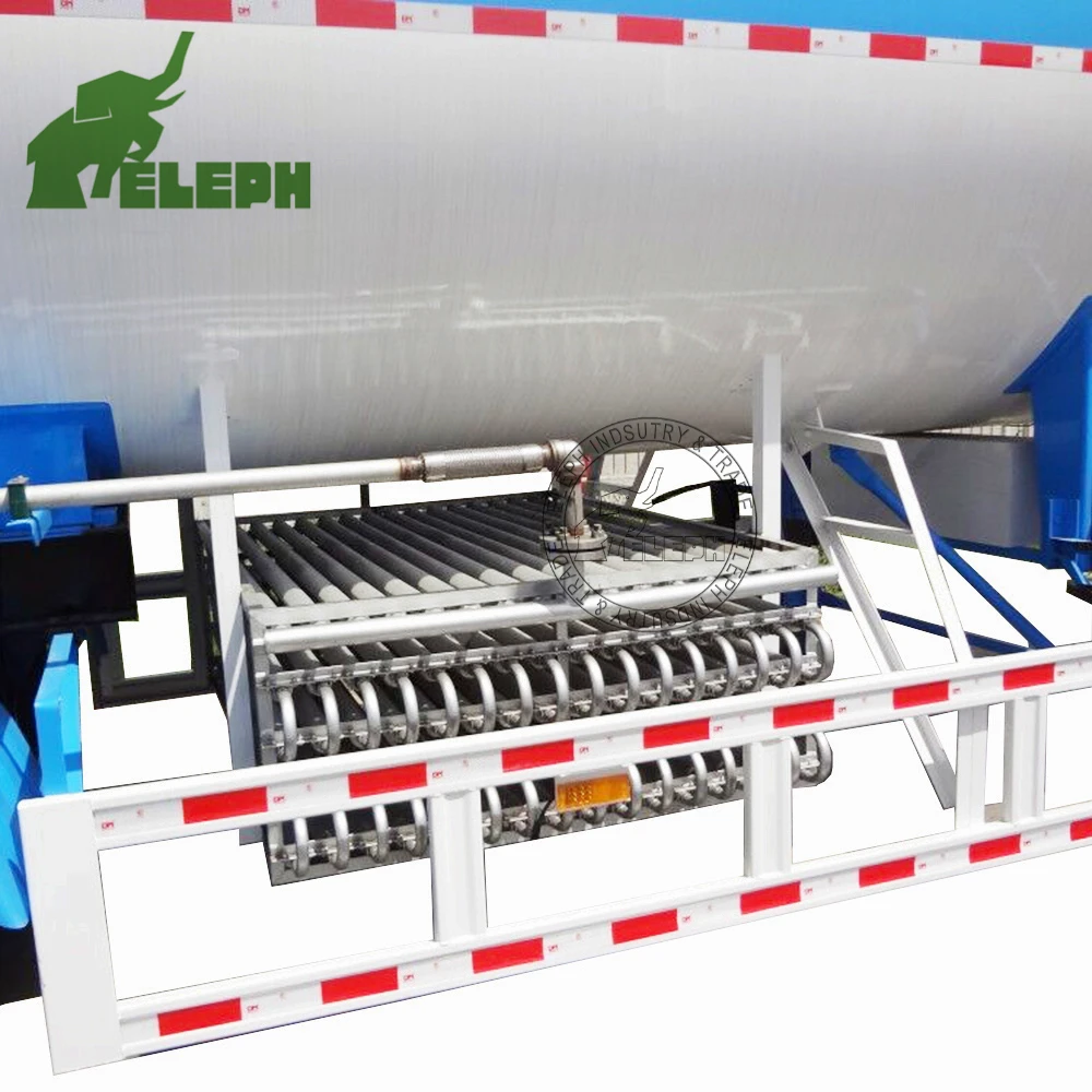 stainless steel lng plant gas storage tank semi trailer cryogenic tanker gas in kenya 07