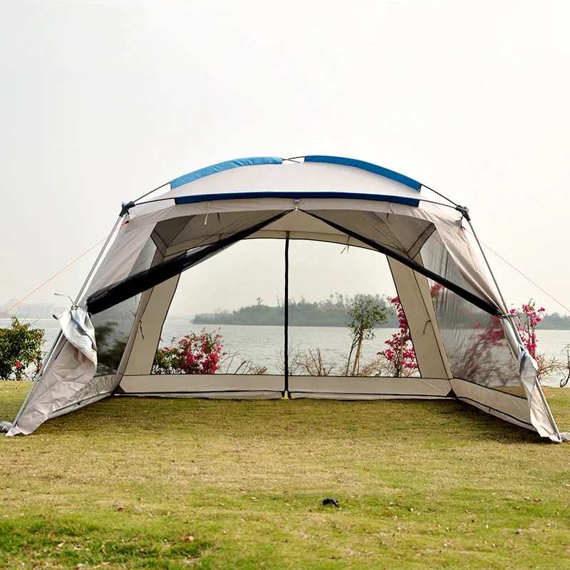 large tent camping outdoor tent gazebo tent With Mosquitoes Netting Pavilion Style Screen Shelter for Patios Outdoor Camping