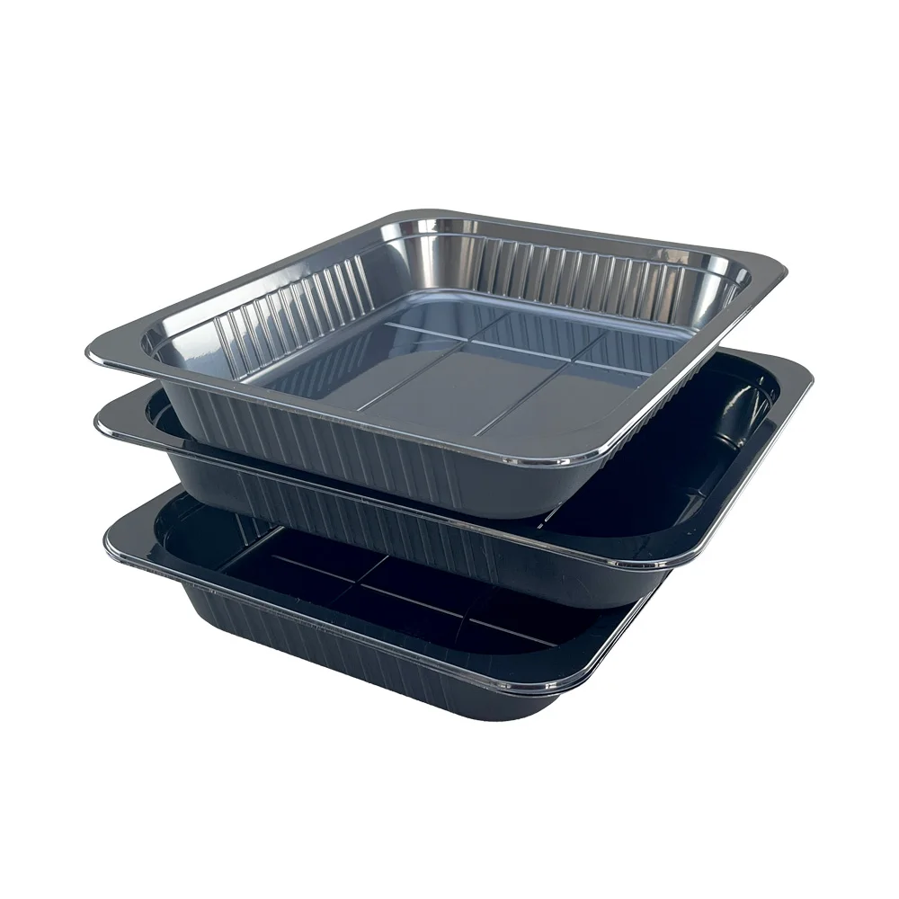 Factory Price HSQY high quality 1 compartment plastic CPET food tray cpet tray wholesale