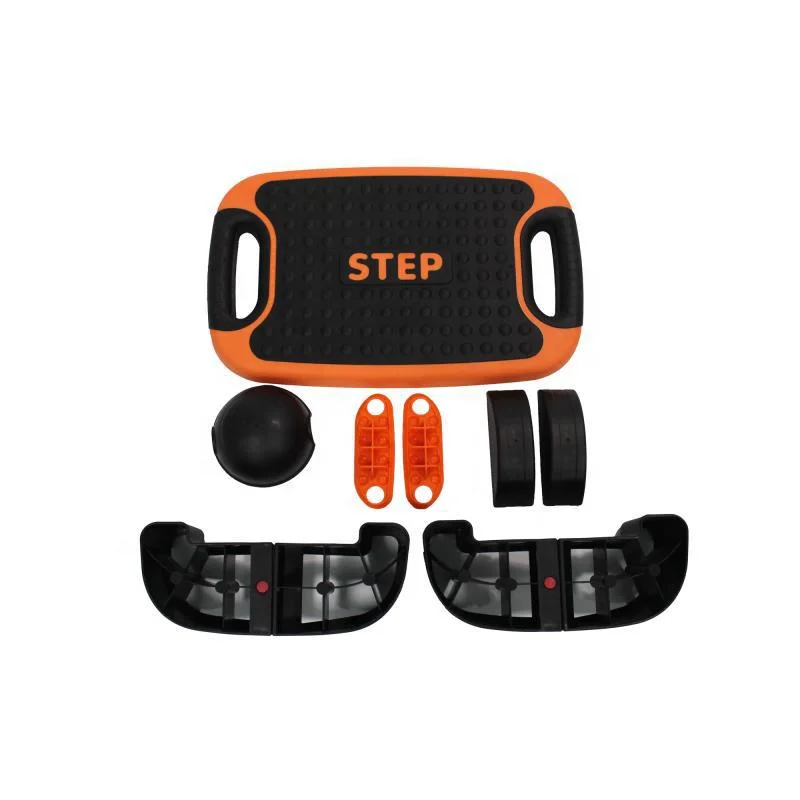 Gym Exercise Multifunctional Anti Slip Eco Plastic Fitness Adjustable Height Aerobic Step Platforms