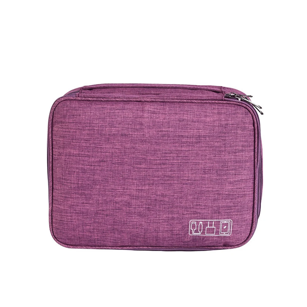 Headphone digital bag three-laye cosmetics storage bag wholesale anti-collision charging treasure data Wire storage box