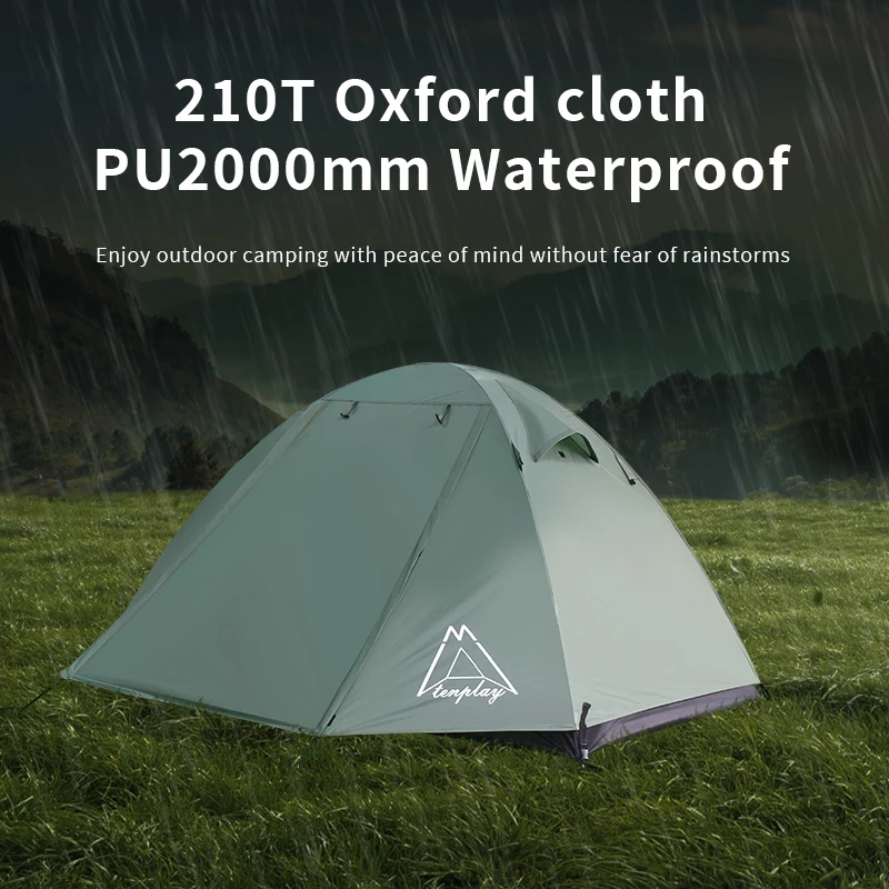 Camp Gear 1-2person Outdoor Camping Polyester Kit Outdoor Camping Equipment