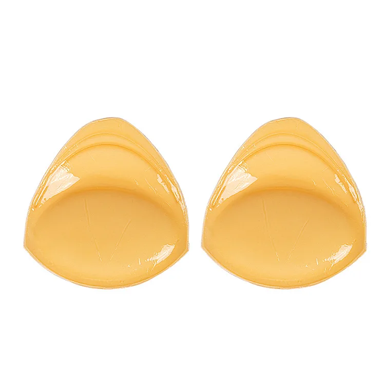 Double-Sided Sticky Booty Insert Reusable Breast Pad Deep V Triangle Bikini Foam Bra Cups with Matte Feature for Comfort Style