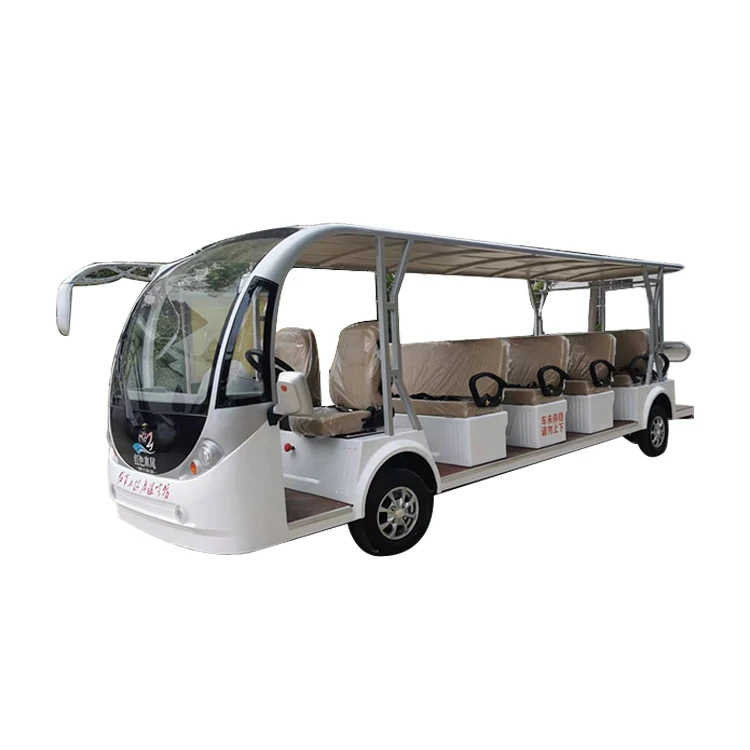 High Quality 17 Seater Passenger Shuttle Bus Electric City 72V Sightseeing Electrical Buses
