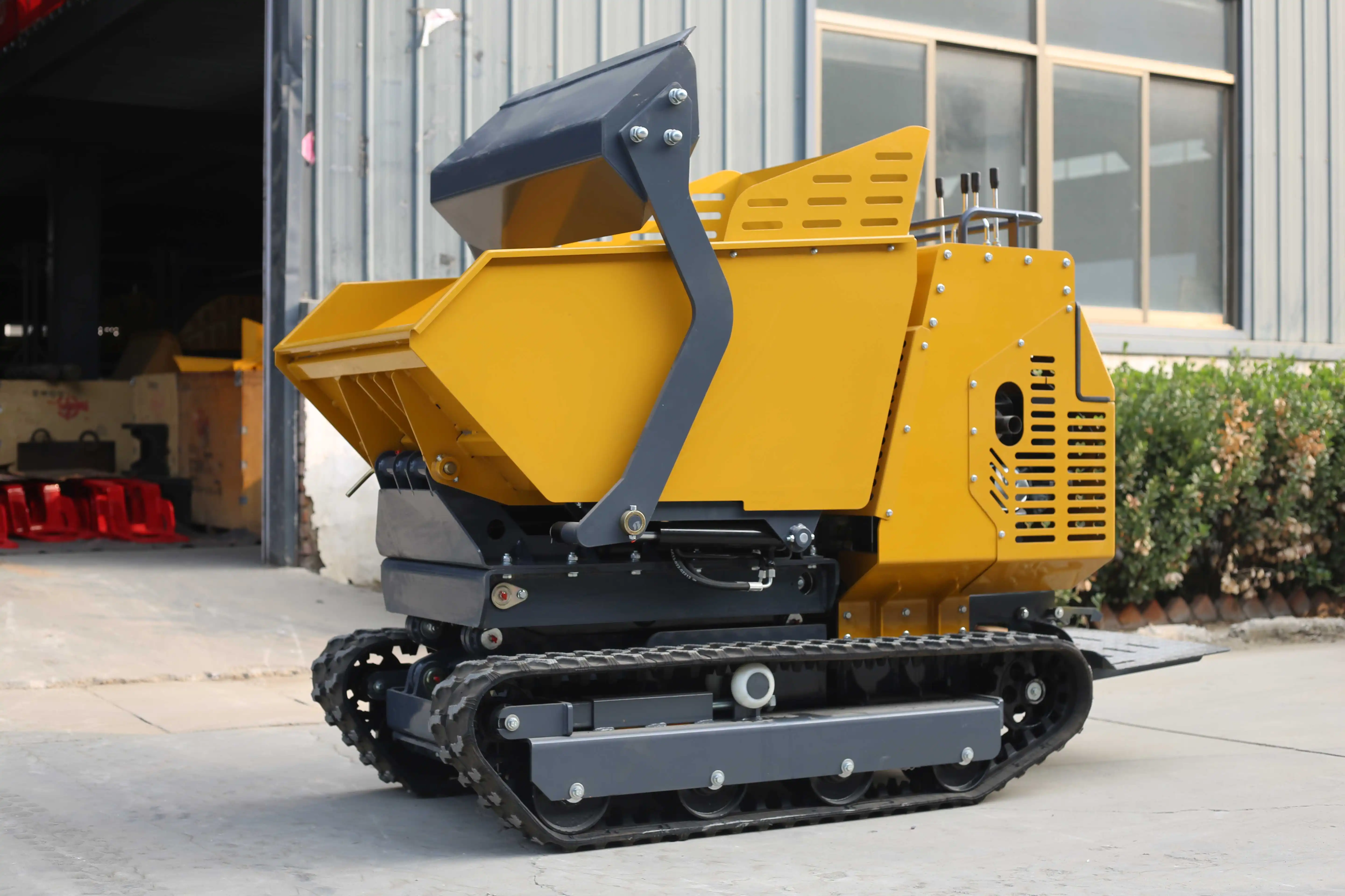 Dumper Truck China Multifunctional Crawler Dumper Truck  mini Transporter Payload Power Concrete Buggy Pedestrian Dumper Truck