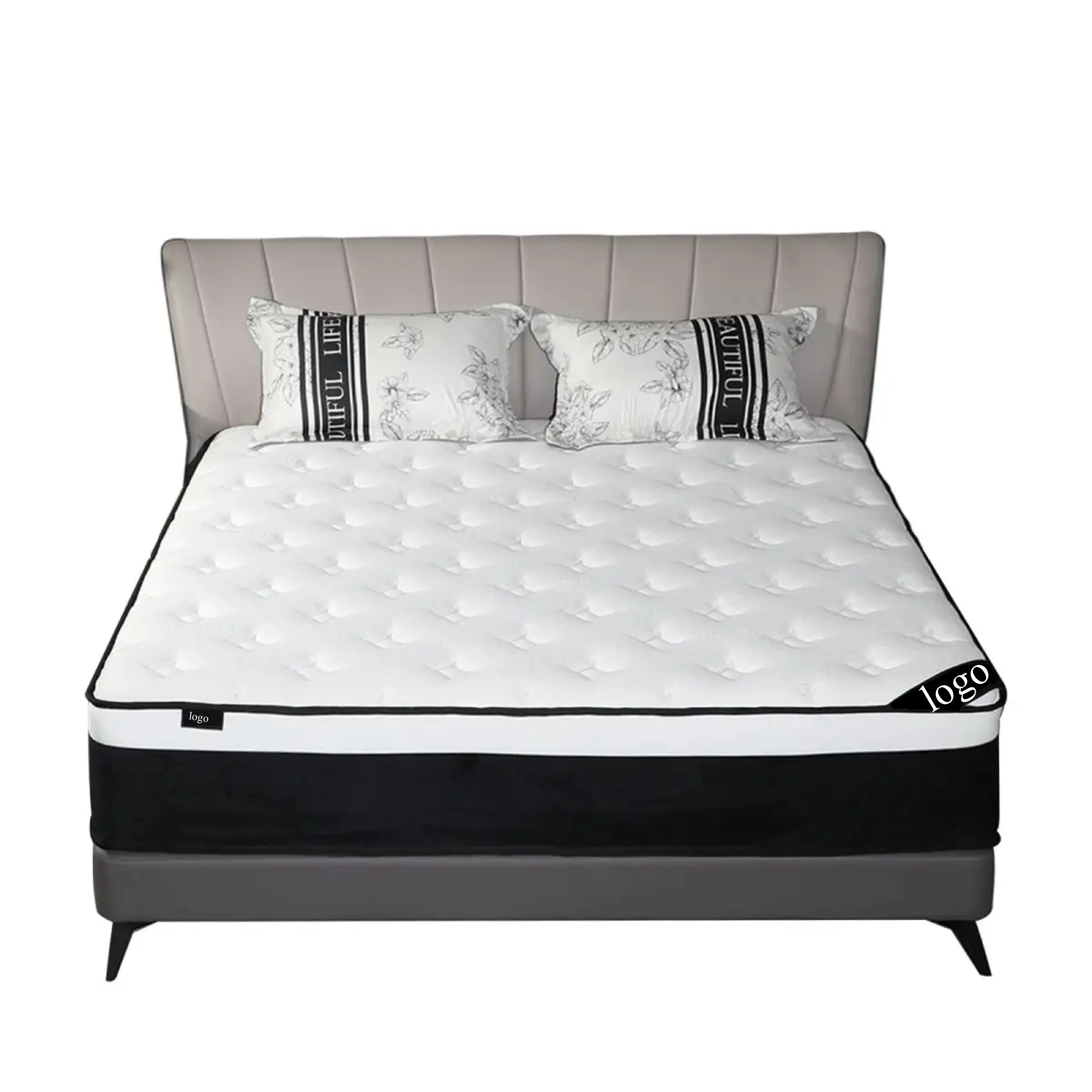 non-formaldehyde natural latex mattress, breathable, anti-mite and anti-bacterial mattress high density mattress