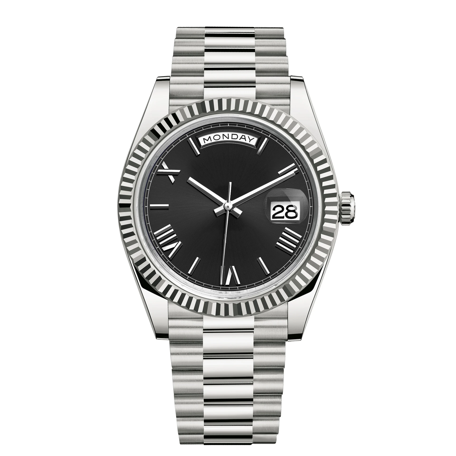 Fashion Factory Wholesale Man Watch with Double Complete Calendar Week Display Men Quartz Watches 3ATM Waterproof Wristwatches