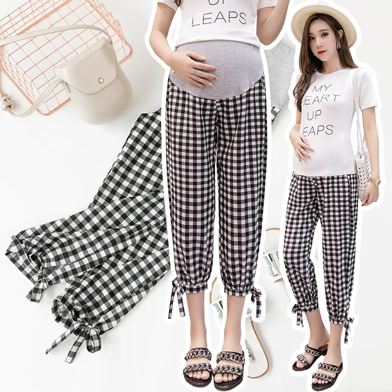 Pregnant Women Legging Women Maternity Pants High Waist Elastic Comfortable Casual Pants, Maternity Pants Women Underwear Pantie