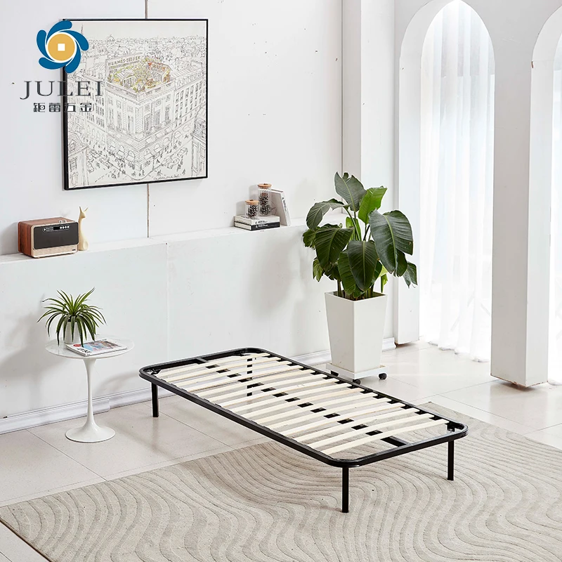 Factory Wholesale Oem Customized  Metal Bed Frame Mattress Base Metal Bed Base for Living Room