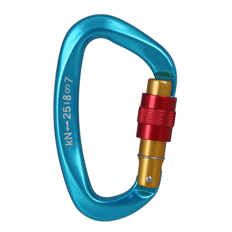 Top quality double  etui  rock climbing mountaineering carabiner uiaa for hiking use