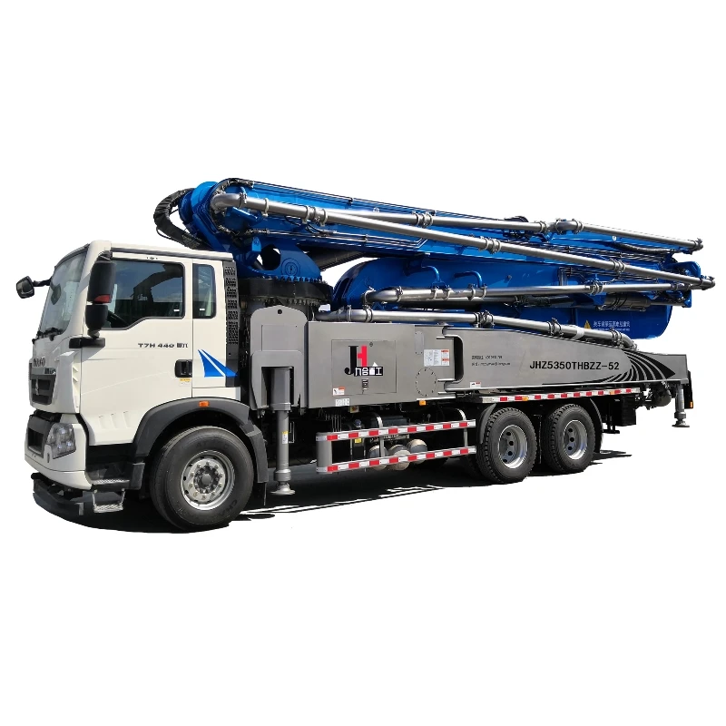 A 48/52/56-meter concrete pump truck produced by Jiuhe Concrete Machinery Production Expert factory in China