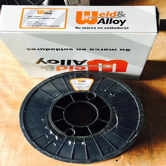 CHINA Manufacturing 1.2mm 7KG each spool aluminum alloy soldering wire ER5356 mig aluminum welding wire