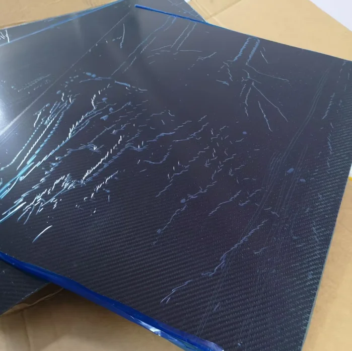 3K  Carbon Fiber Sheet 1MM 1.5MM 2MM 2.5MM 3MM 4MM 5MM glossy matte finish