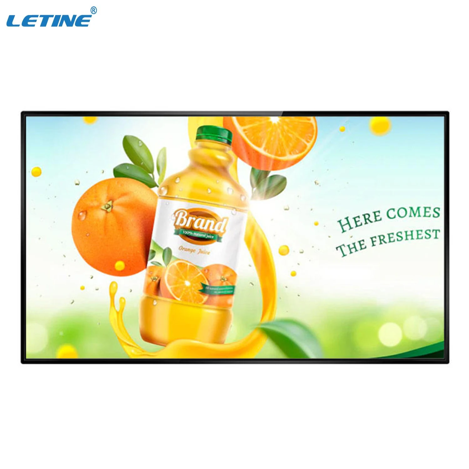 32Inch Wall Mounted USB Media Player Signage Advertising Remote Media Player For Rrestaurants