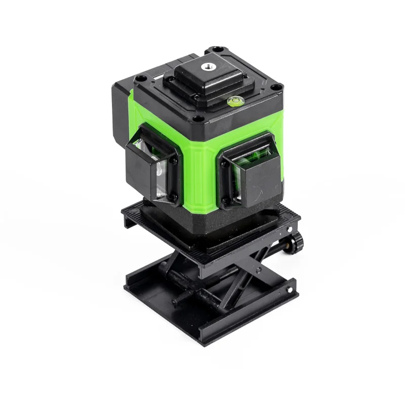 360 Degree Self Leveling 3D Rotary Laser Levels 12 Lines Green Beam Laser Easy To Carry Compact Novel