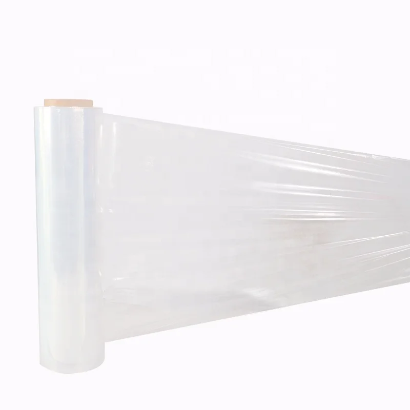 Factory cheapest price cast soft hand use black stretch film manual PE protective strech wrap film color recycled stretch film