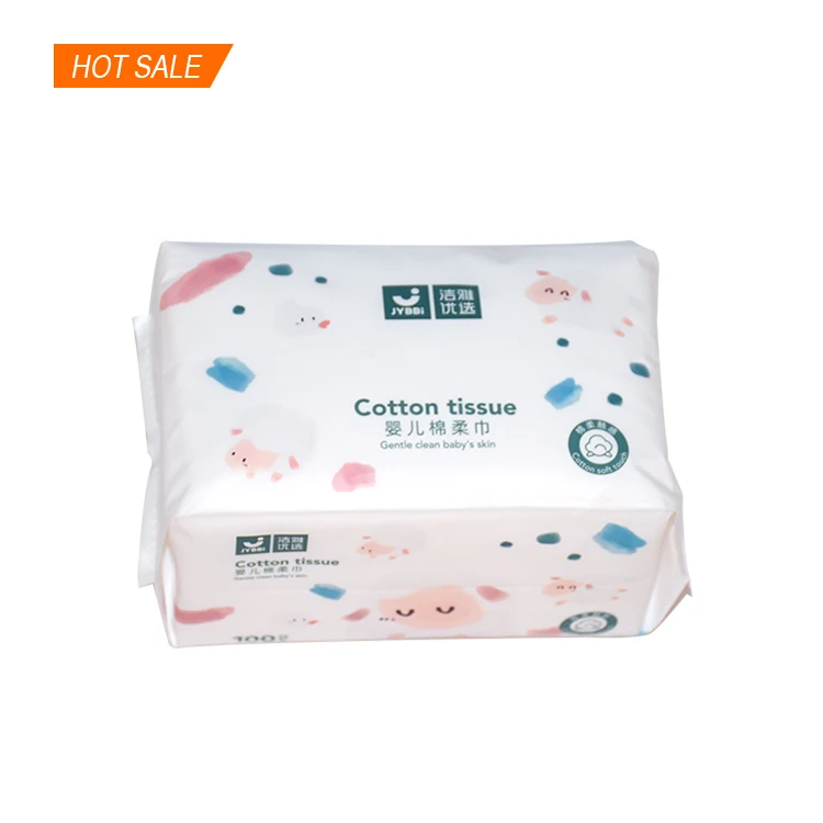 
China wholesale logo tissues soft face facial tissue packet 