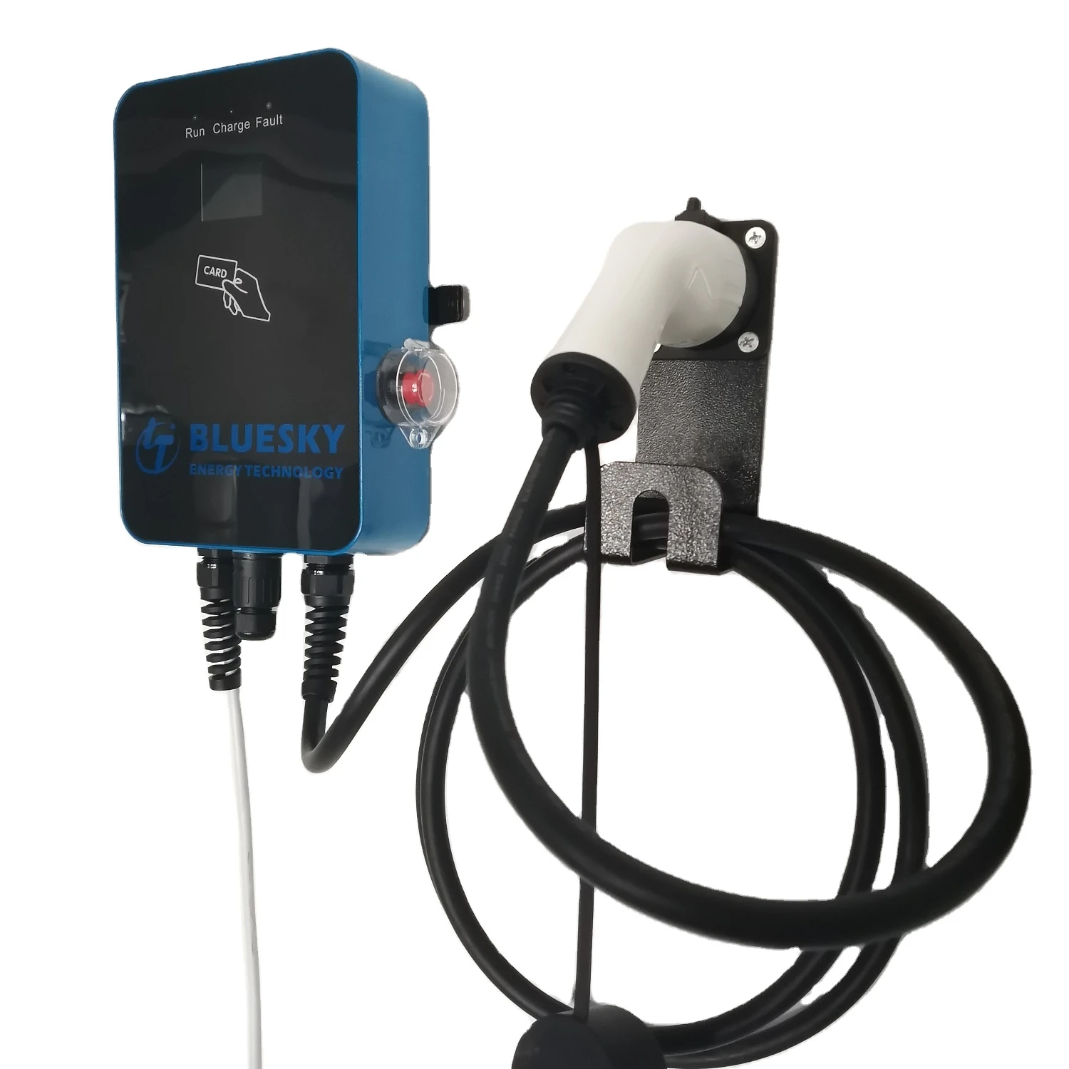 Bluesky 22kw 32A Трехфазная зарядная станция wallbox для электромобилей настенное зарядное устройство переменного тока с Bluetooth-соединением