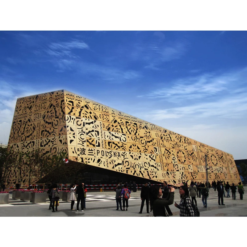 Garden Corten Steel Metal Decorative Screen Aluminum Perforated Panels