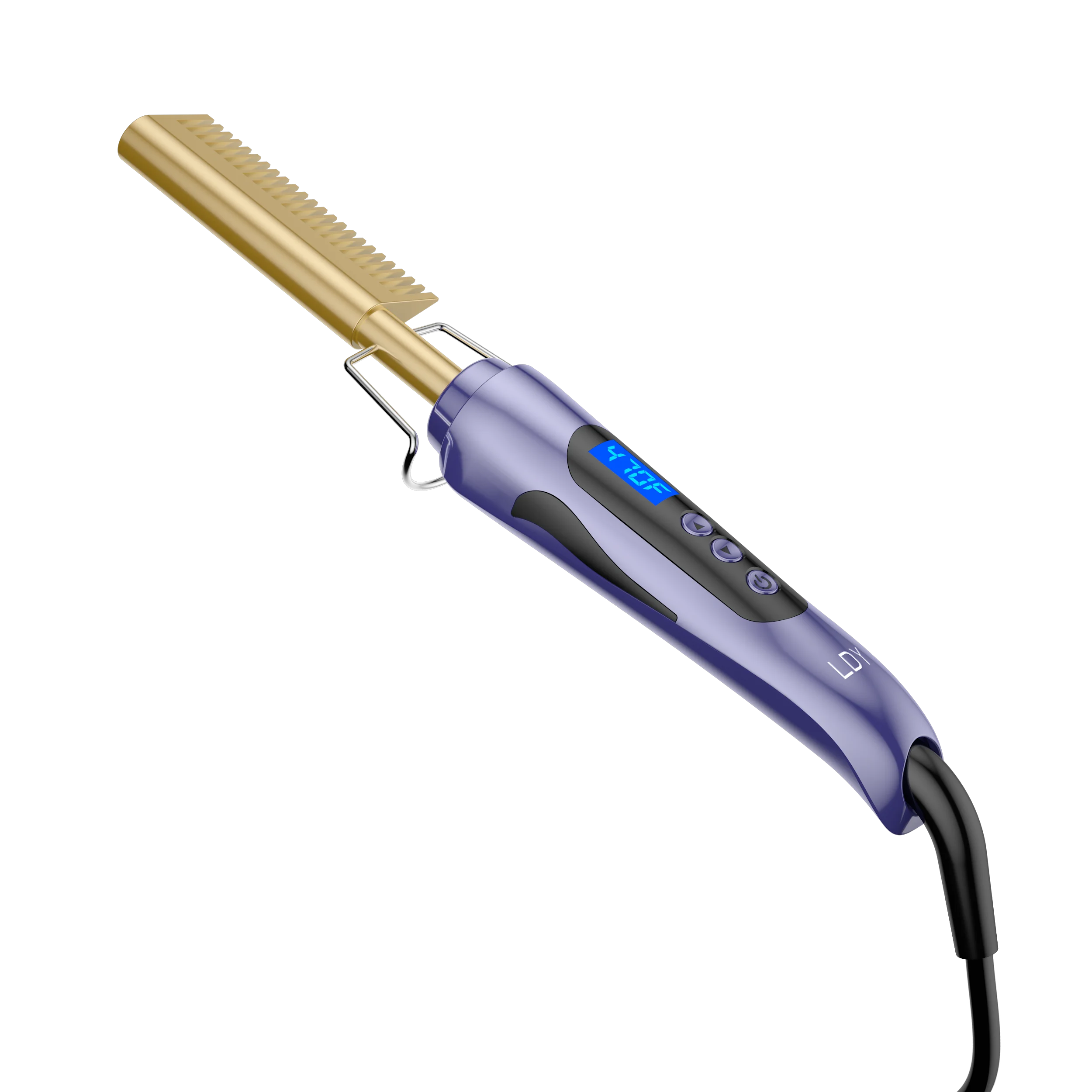 2024Home Use Portable Automatic Electric Hair Comb 2 Gears PTC Fast Heating Hair Straightener Machine