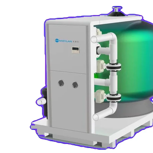 The latest swimming pool water treatment equipment is simple to install a pool filter that does not occupy space