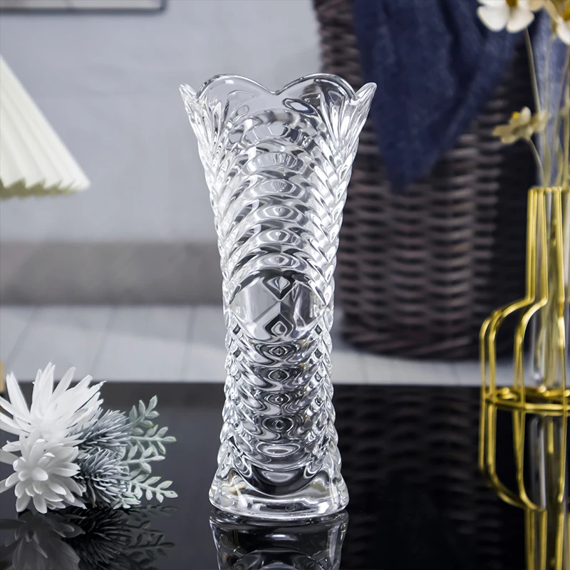Home Office Decorative Factory Wholesale Vintage Tall Custom Glass Crystal Vases
