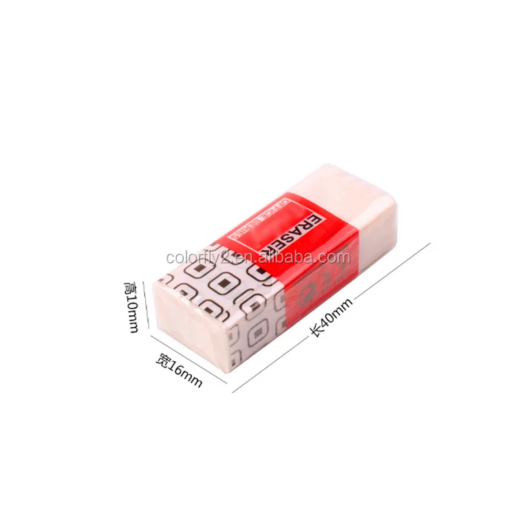 Управление карандашный ластик 40*16*10 мм * Простая белая ластики в форме прямоугольника выполнена течение 3-7 дней 36 шт/партия CN; Ань ER-001 13g ПВХ