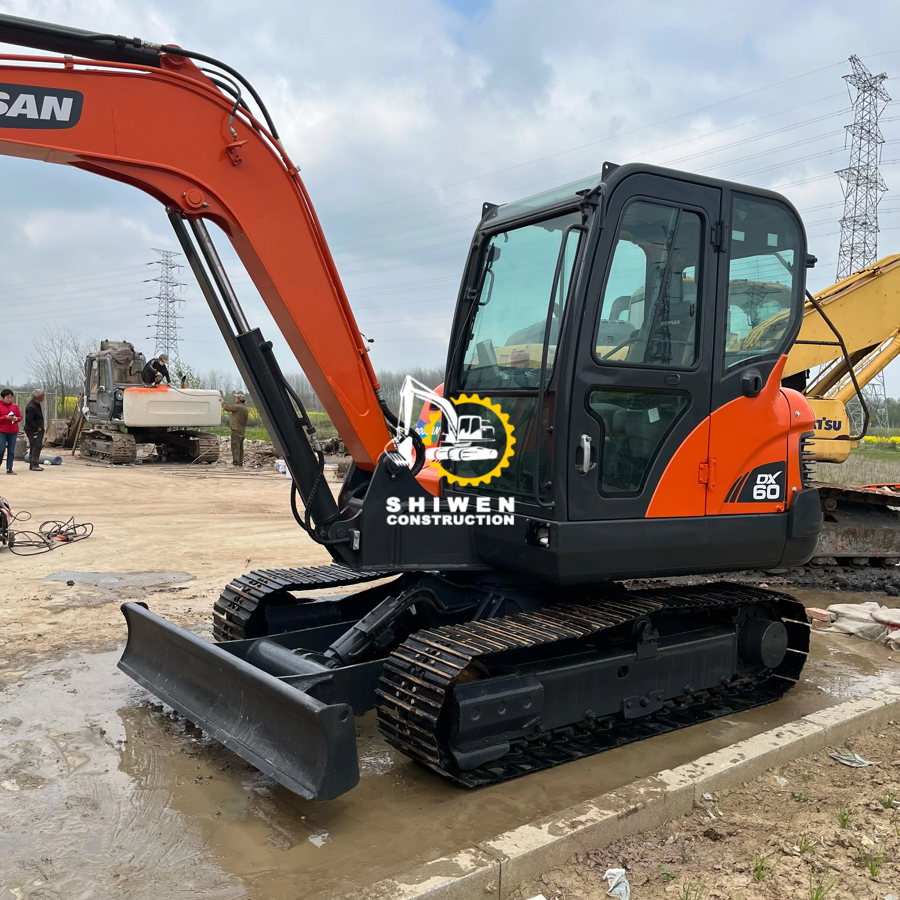 Doosan DX60-9c DH60 DH80 DX80 DX55 DH35 DH55 Excavator Price Low, Hot Sale Used Doosan DX60 Agricultural Machinery Equipment