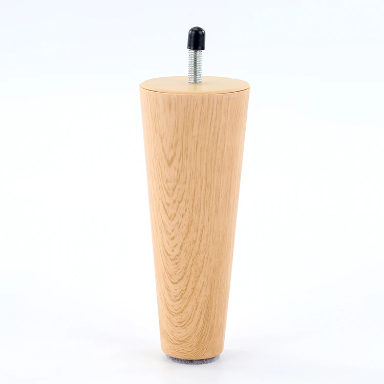 Multifunctional customized Cone Screw M8 Plastic furniture feet wood sofa adjustable screw