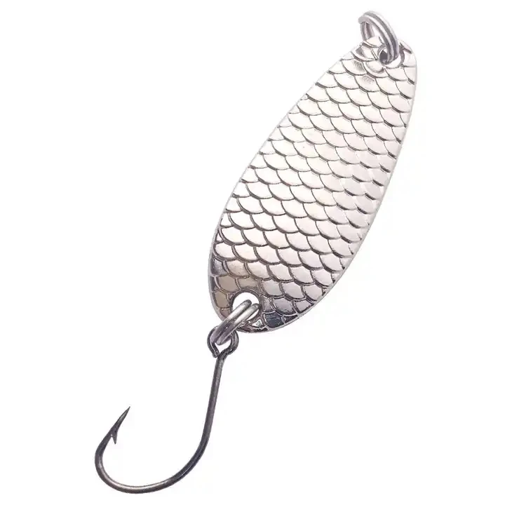 Metal hard bait electroplated bait Dragon scale horse mouth glitter 2.5g-5g horse mouth white bait