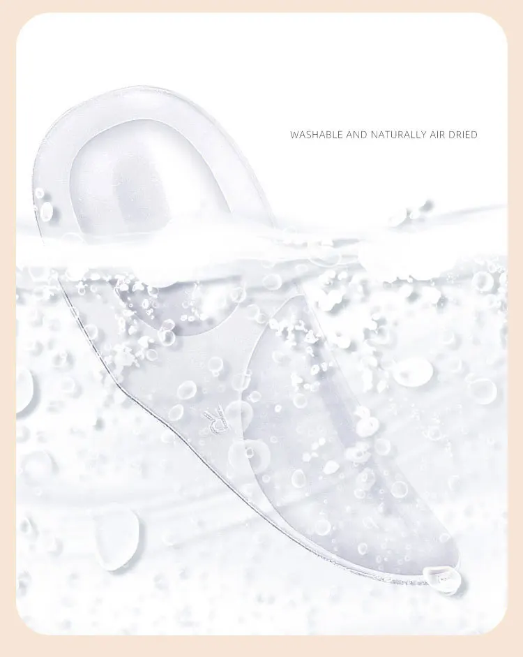 Hot selling gel material can be washed and not easily deformed Rear arch pad for foot