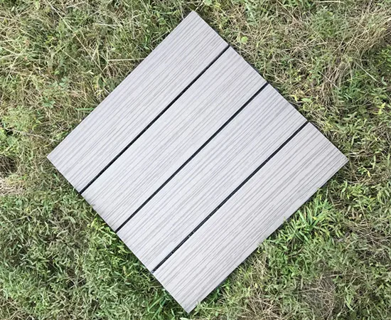 DIY Floor WPC Outdoor Patio Tiles Decking Wood Plastic Composite