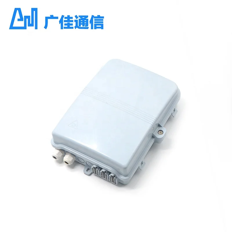 Telecommunication FTTH ODP 24 Port Distribution Box Optical Fiber Box Plastic ABS