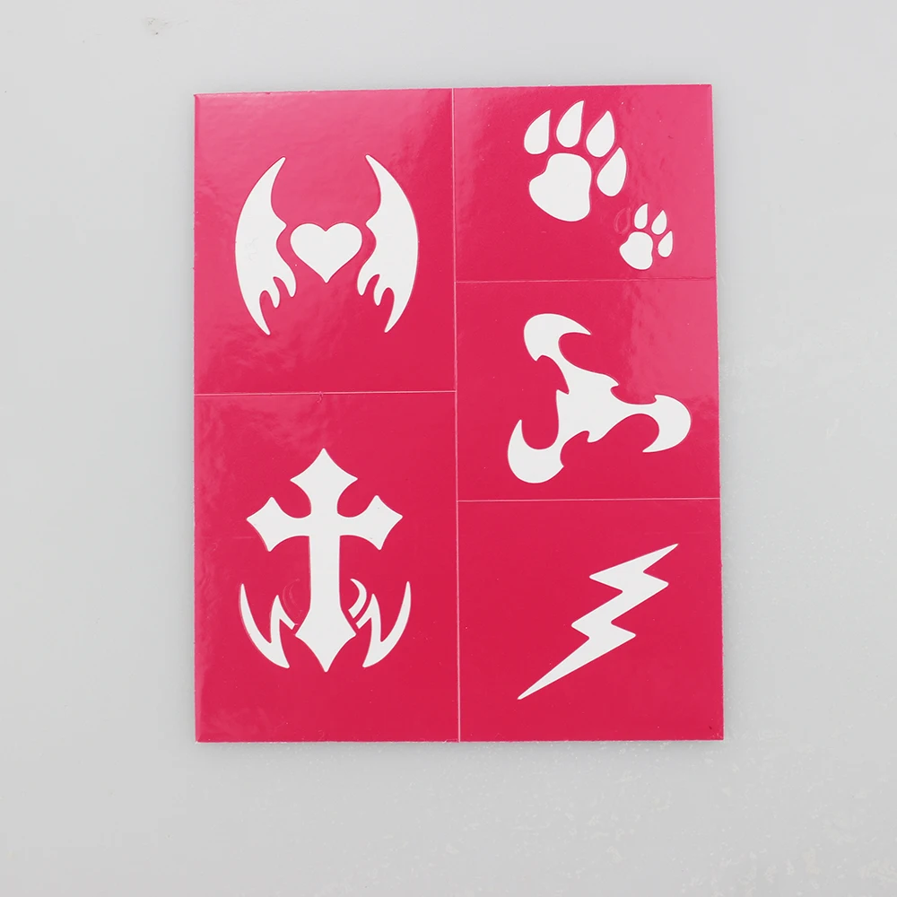 Body Art Henna Tattoo Stencil Reusable For Glitter Airbrush Tattoo Temporary  Template Sticker