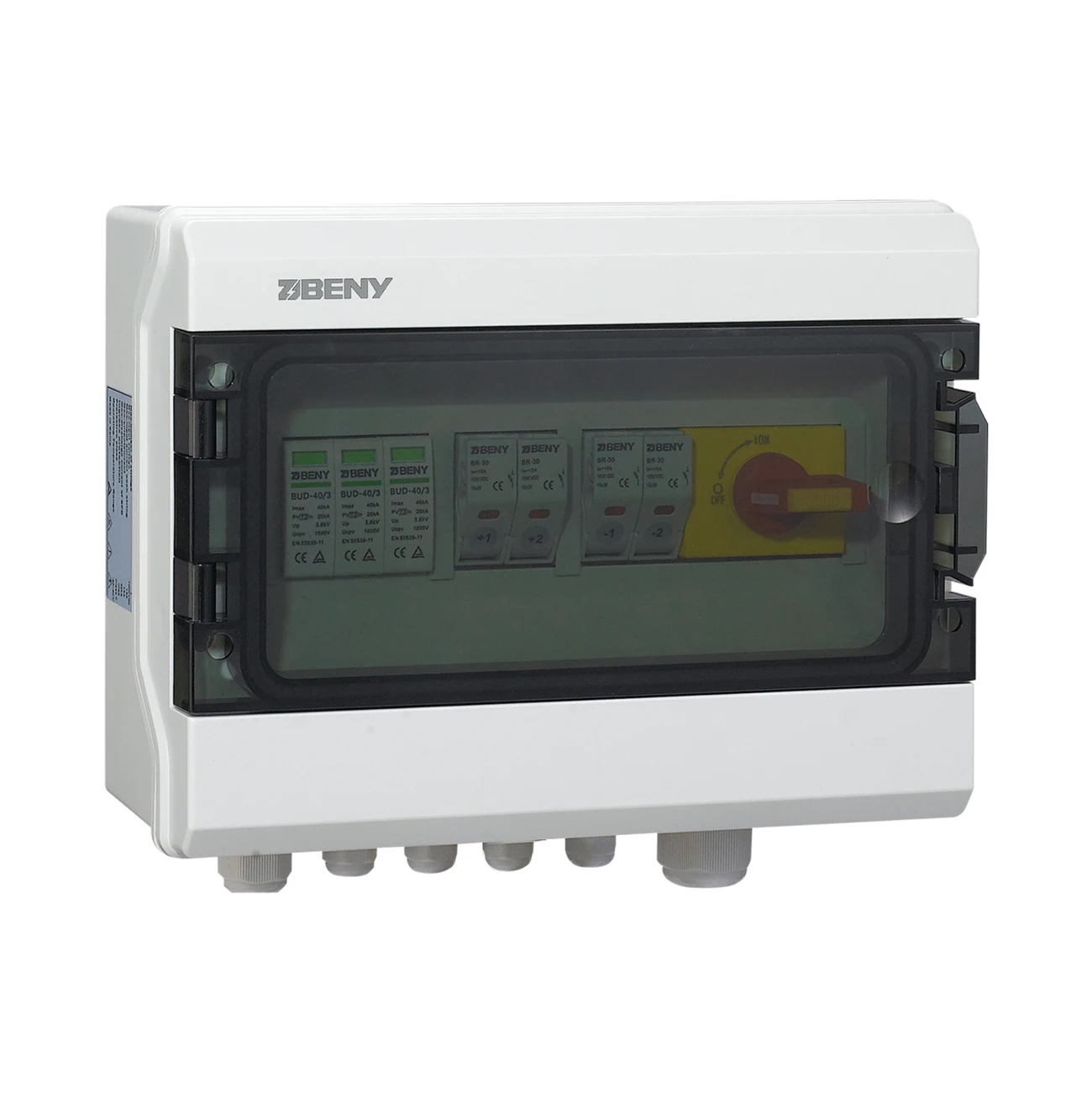 PV combiner box for solar string protection and controlling