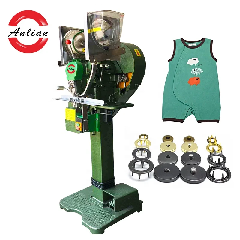 Automatic snap button attaching machine with factory price button attach sewing machine for sale