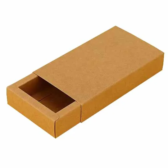 Folding Kraft paper box custom drawer small batch boxes wholesale rectangular gift box