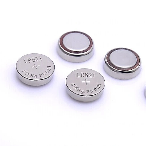 0% ртути AG0 щелочные батареи LR521 кнопочная ячейка для ремонта часов