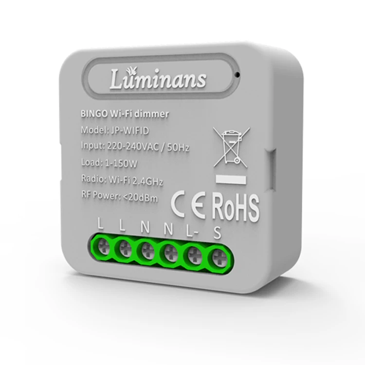Luminans 2020 новое приложение Tuya беспроводное управление затемнением 220-240 В Встроенный переключатель