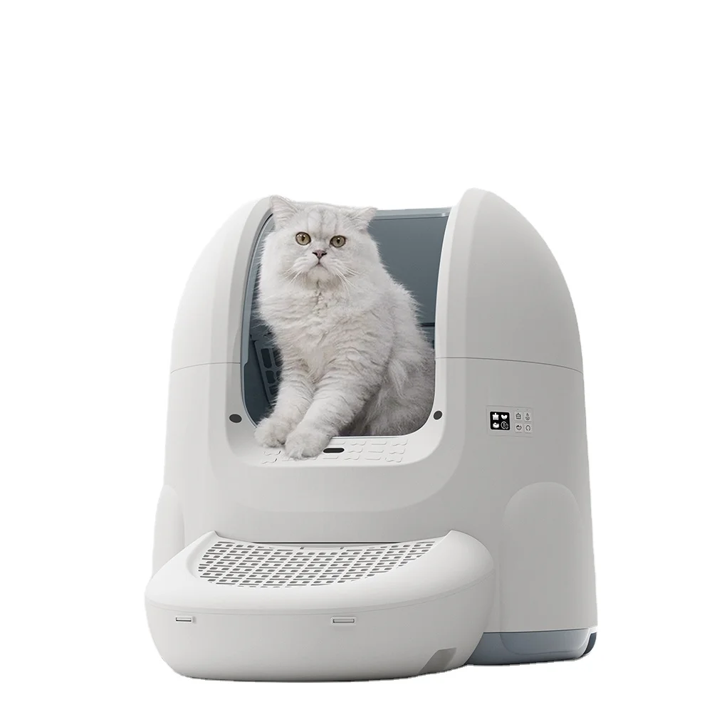 Smart Cat Litter Basin Large Smart Cat Toilet Self Cleaning Automatic Cat Litter Box