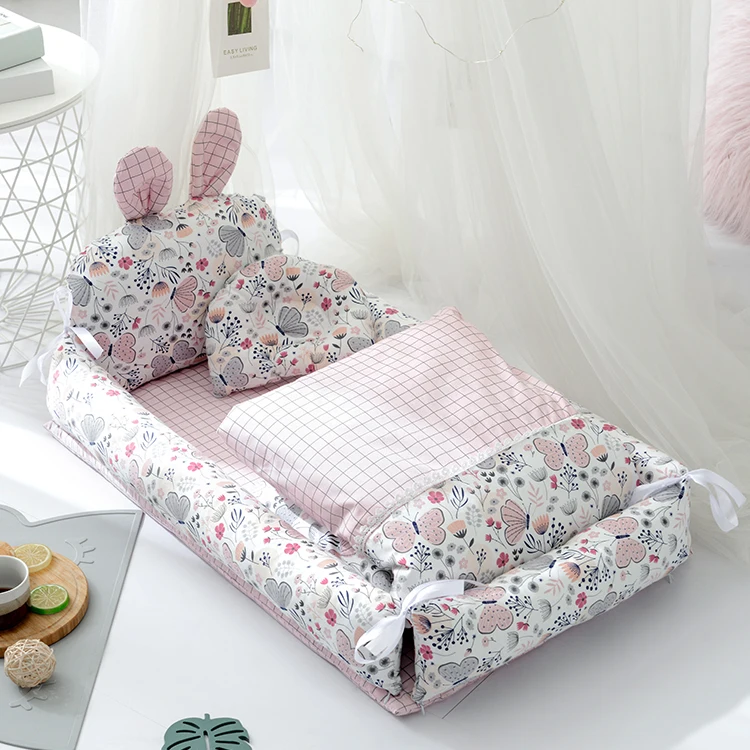 Wholesales Detachable Soft Sponge Mattress New Style Baby Crib