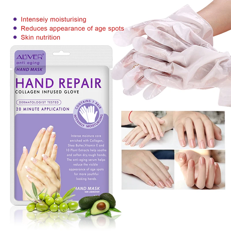 
ALIVER Moisturizing Hand Peel Mask Gloves for Hand Skin Care 