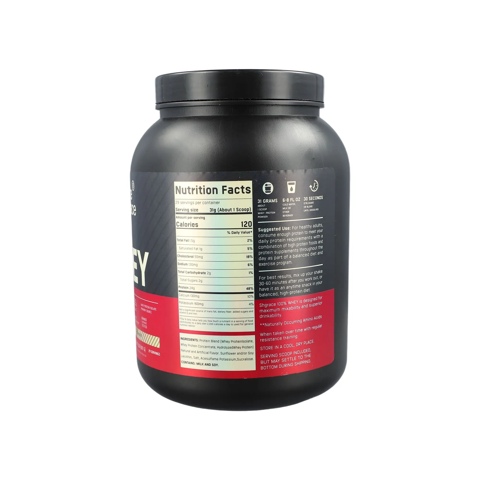 Whey Protein Powder Pre Post Intra Workout Fast Absorbing Whey Hydrolysate Isolate Concentrate Blend Vanilla Protein