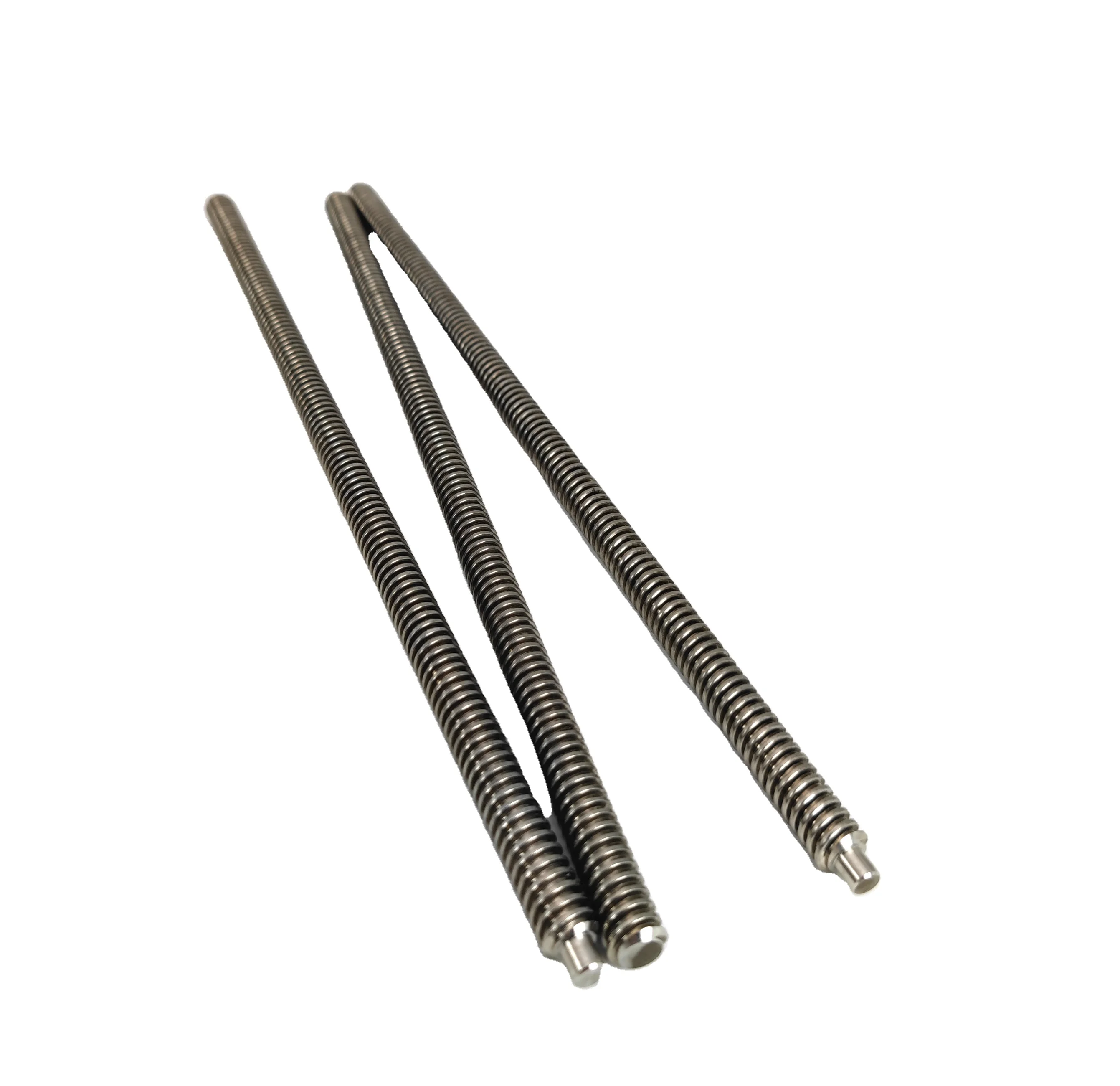 CNC mechanical machining customized ball screw  nut ball screw parts with CNC end machining