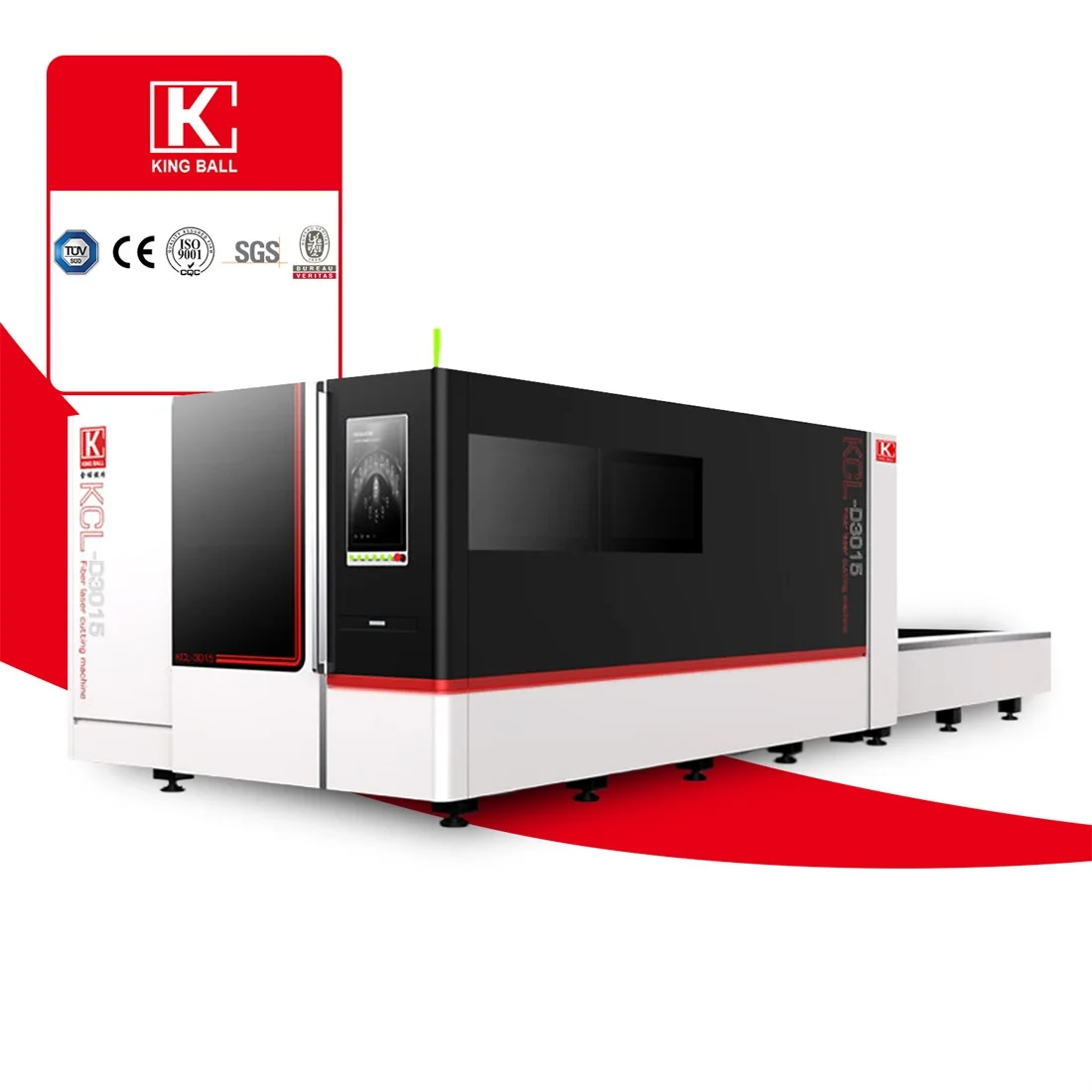 Closed Design Aluminium Plate Laser Cutter 5 Axis
