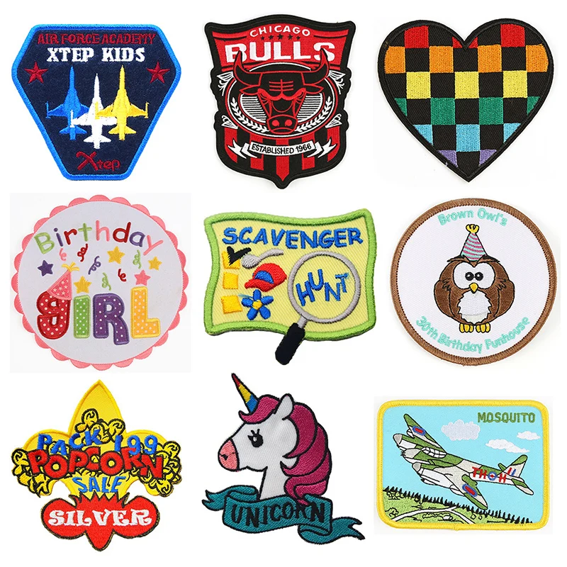 High Quality 3d embroidery patch Woven Badge Custom Brand Logo woven patches for clothing